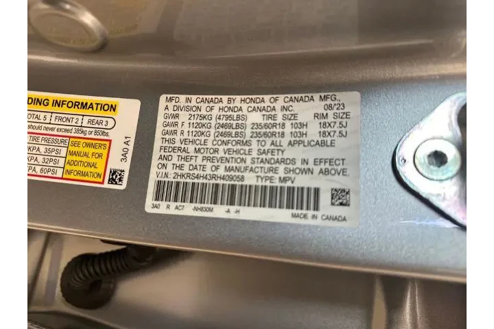$32743 : Honda CR-V 2024 AWD EX 4dr S image 10