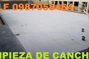 LIMPIEZA DE CANCHAS DE HORMIGO thumbnail