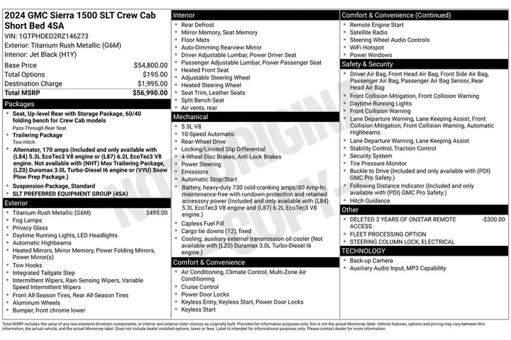 $35827 : GMC Sierra 1500 2024 4x2 SLT image 7