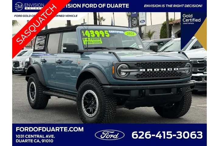 $38995 : Ford Bronco 2021 4x4 Black D image 2