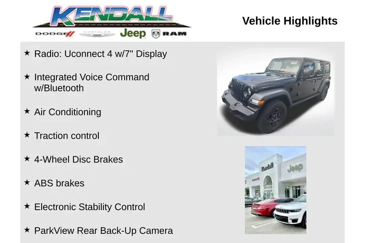 $30996 : Jeep Wrangler 2023 4x4 Sport image 3