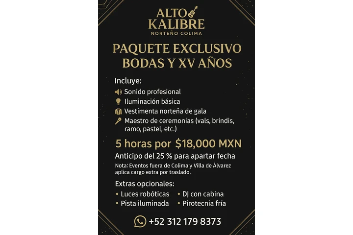 Música para eventos en Colima image 4