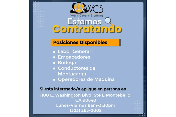 ESTAMOS CONTRATANDO image 1