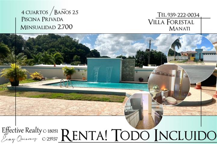 $2700 : Casa villla Forestal Manatí image 5