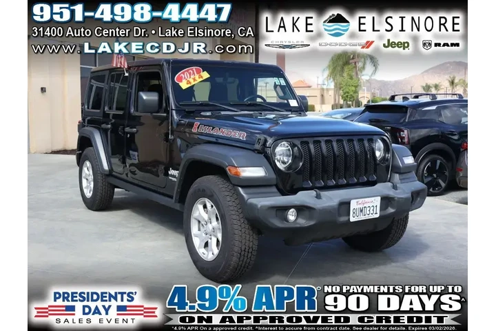 $30702 : Jeep Wrangler Unlimited 2021 image 1