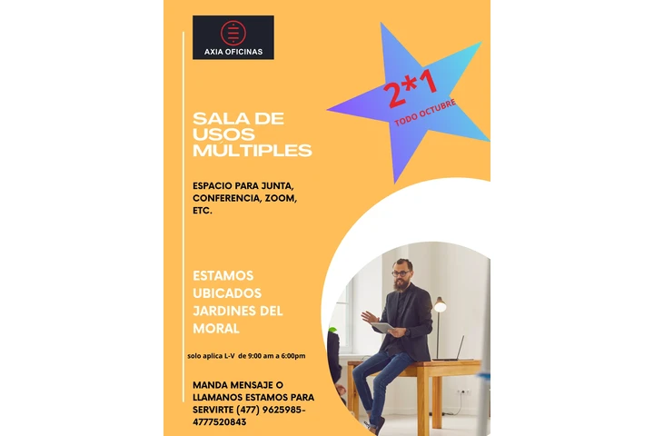 $165 : SALA PARA IMPULSAR TU REUNION image 1