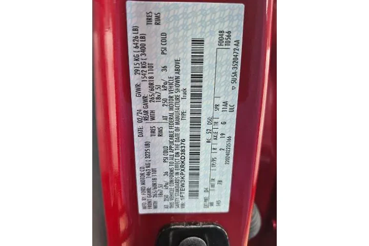 $39981 : Ford F-150 2024 4x2 XLT 4dr image 5