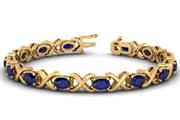 Sapphire Oval Bracelet 4.76ctt