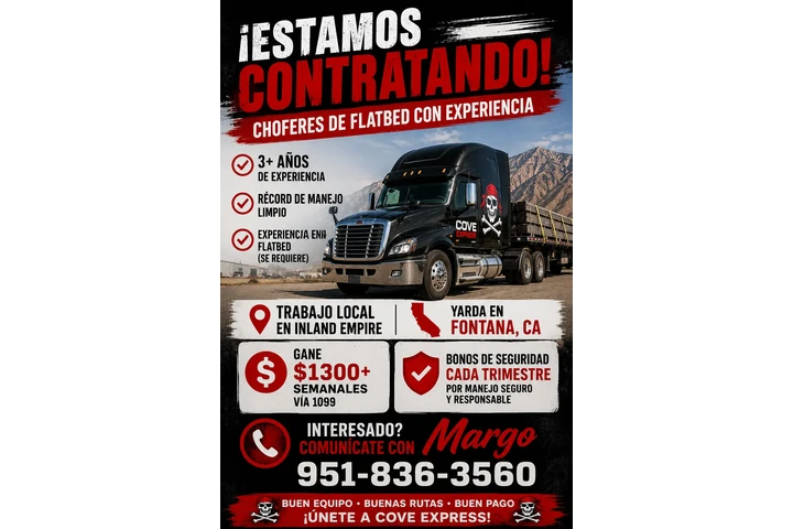 CHOFERES DE FLATBED CON EXPERI image 1