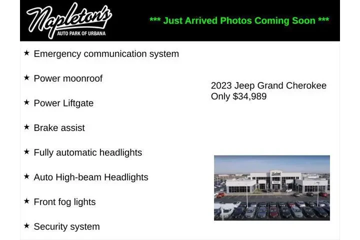 $34989 : Jeep Grand Cherokee 2023 4x4 image 2