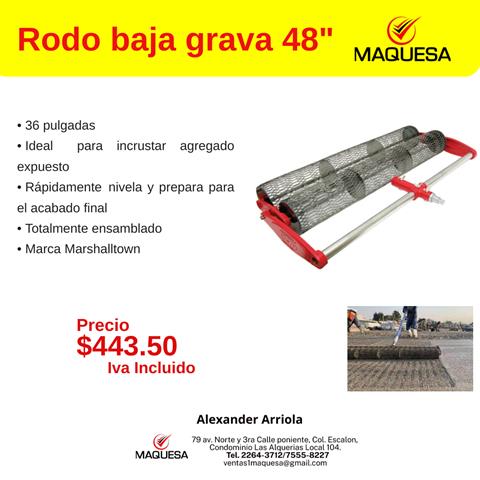 $444 : Rodo baja grava 48 Pulg. image 1