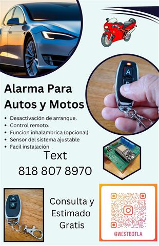 Alarma Para Autos y Motos image 1