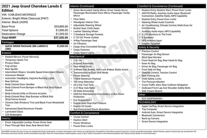$20753 : Jeep Grand Cherokee 2021 4x2 image 2