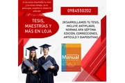 TESIS, MAESTRÍAS Y DOCTORADOS en Quito