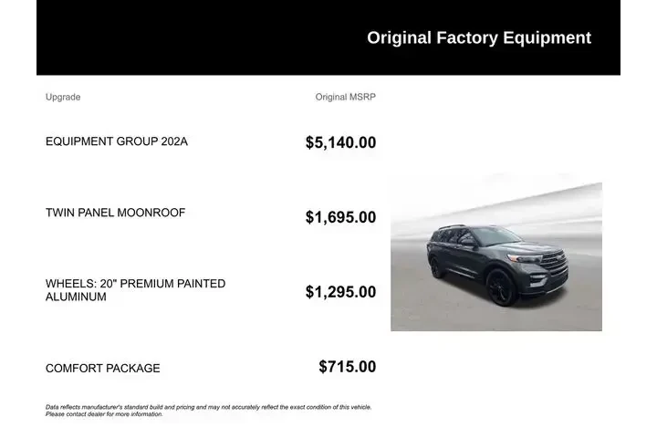 $22470 : Ford Explorer 2020 AWD XLT 4 image 9