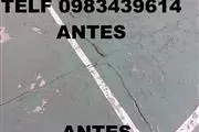 LIMPIEZA DE CANCHAS DE HORMIGO en Quito