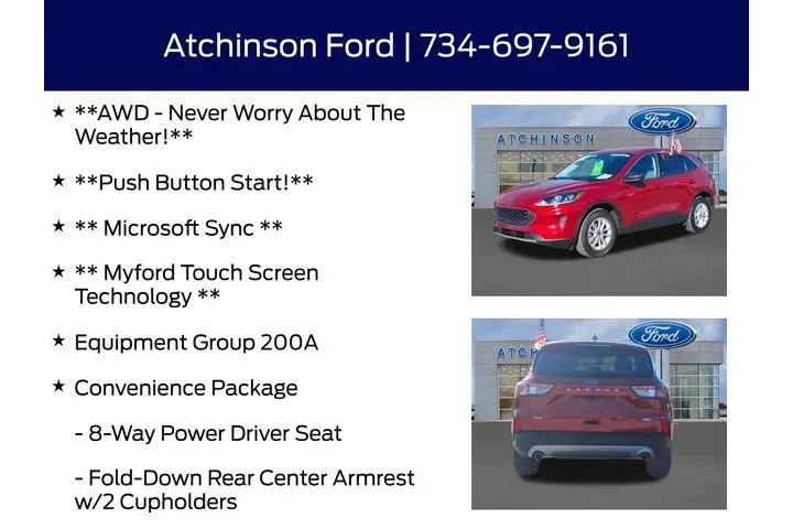 $22000 : Ford Escape 2022 AWD SE 4dr image 8