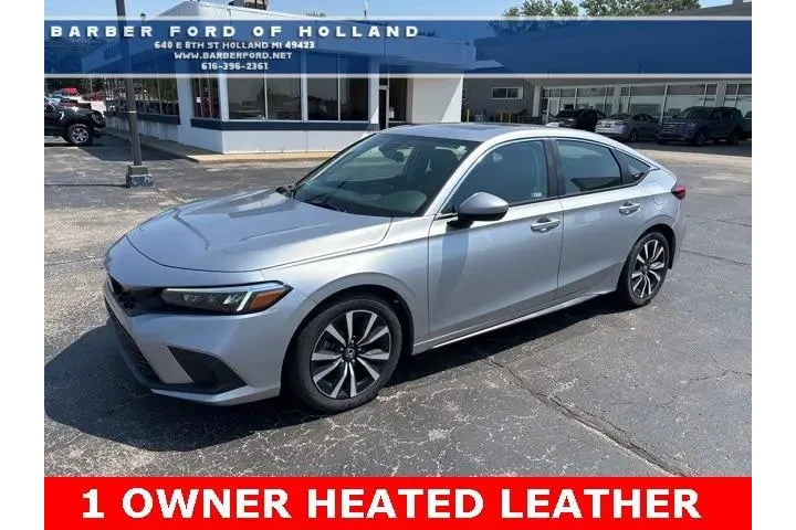 $21247 : Honda Civic 2022 EX-L 4dr Ha image 1