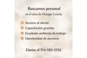 SE BUSCA PERSONAL en Orange County