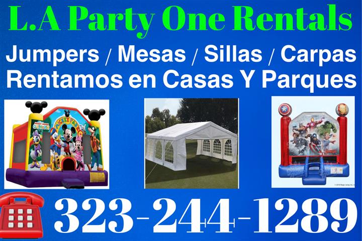 Rento Mesas /Sillas /Jumpers🎈 image 1