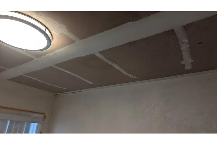 Drywall repair taping image 9