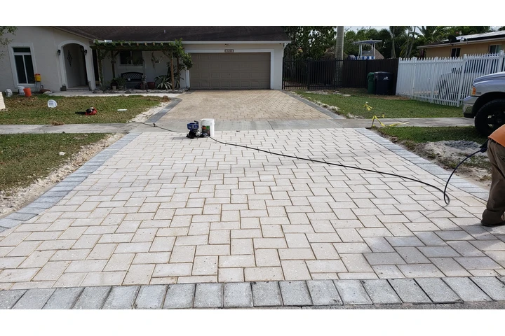 Pavers , pool deck, driveway image 4