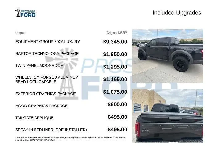 $39549 : Ford F-150 2017 4x4 Raptor 4 image 3