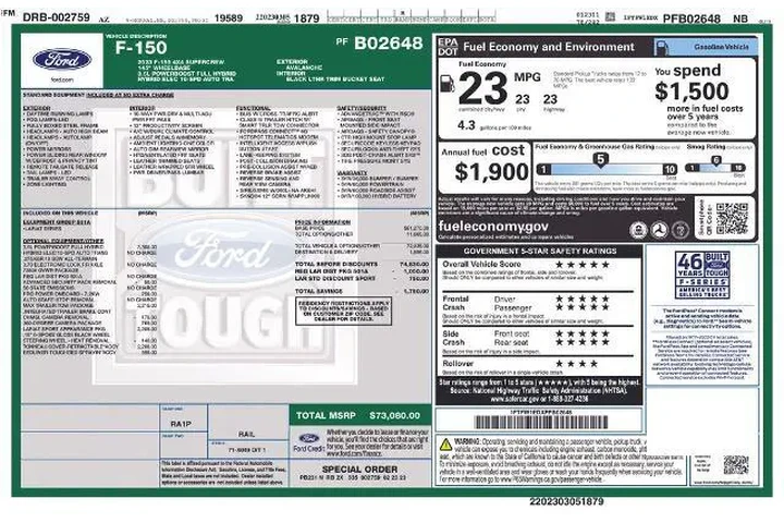 $39335 : Ford F-150 2023 4x4 XLT 4dr image 6