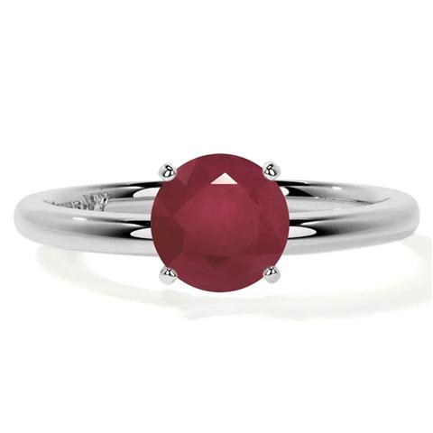$486 : Traditional Round Ruby Ring image 1