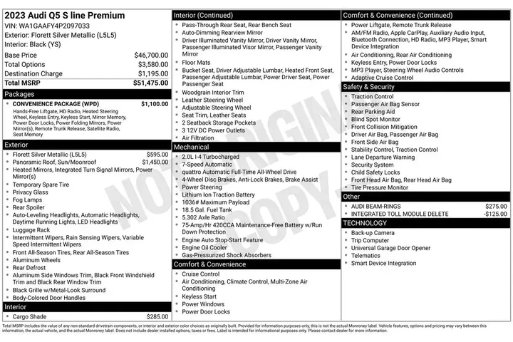 $30536 : Audi Q5 2023 AWD quattro S l image 3