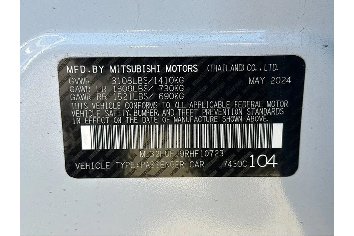 $15997 : 2024 Mirage G4 LE image 1