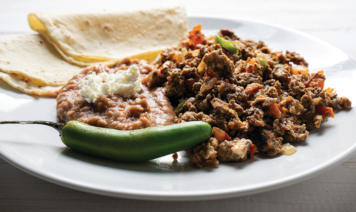 Machaca con huevo