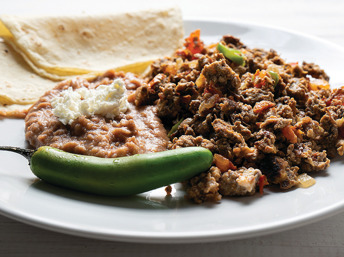 Machaca con huevo