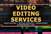 Photographs and Video editing