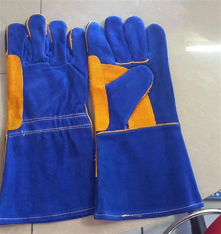 $9 : Guantes de cuero azul image 1