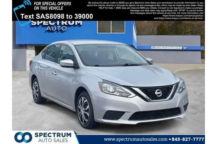 $7895 : Nissan Sentra 2017 S 4dr Sed image 1