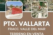 Terreno en Fracc Valle del Mar en Puerto Vallarta