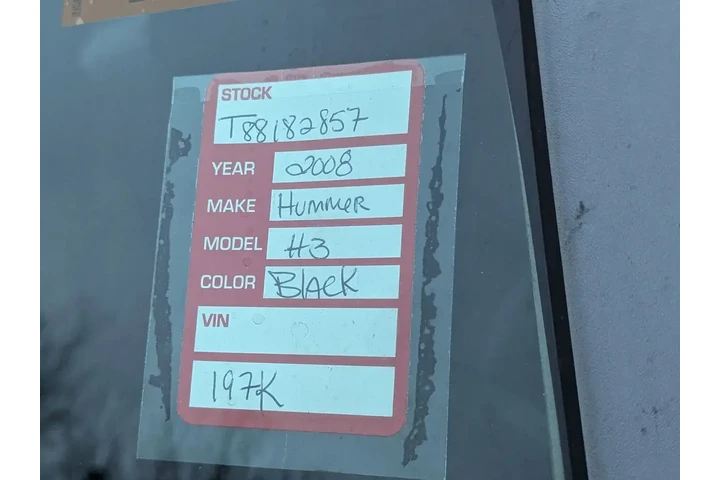 $4999 : HUMMER H3 2008 4x4 Base 4dr image 8
