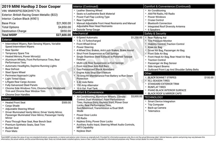 $16217 : MINI Hardtop 2 Door 2019 Coo image 3