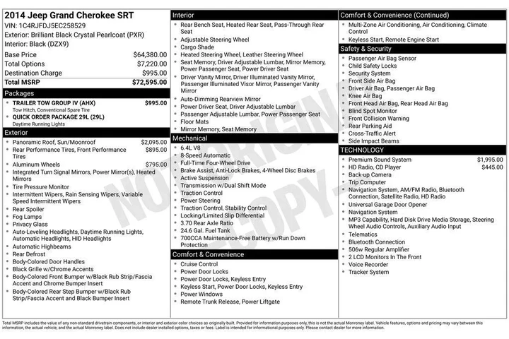 $21887 : Jeep Grand Cherokee 2014 4x4 image 4