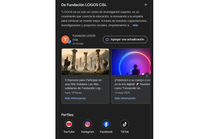 Perfil de Negocio en Google image 4