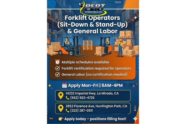 🚨 NOW HIRING – APPLY TODAY! image 1