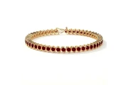 Ruby Tennis Bracelet 14K Gold en Los Angeles