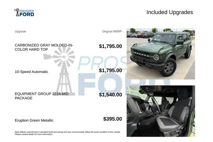 $39998 : Ford Bronco 2025 4x4 Big Ben image 3