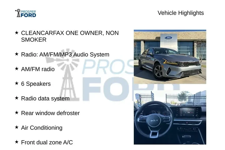 $18249 : Kia K5 2022 LXS 4dr Sedan image 5