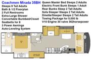 $89999 : 2019 Coachmen RV MIRADA 35BH thumbnail