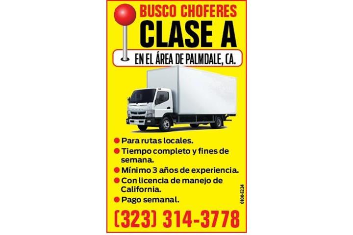 CHOFER CLASE:A🚚 rutas locales image 1