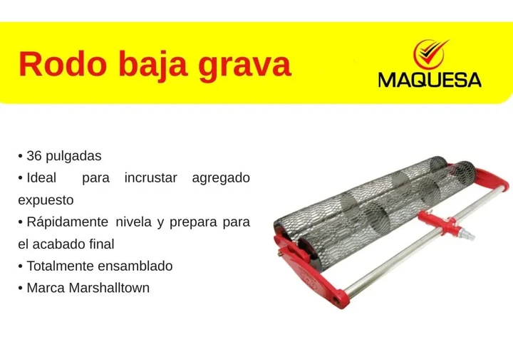 $498 : Rodo baja grava MARSHALLTOWN image 1