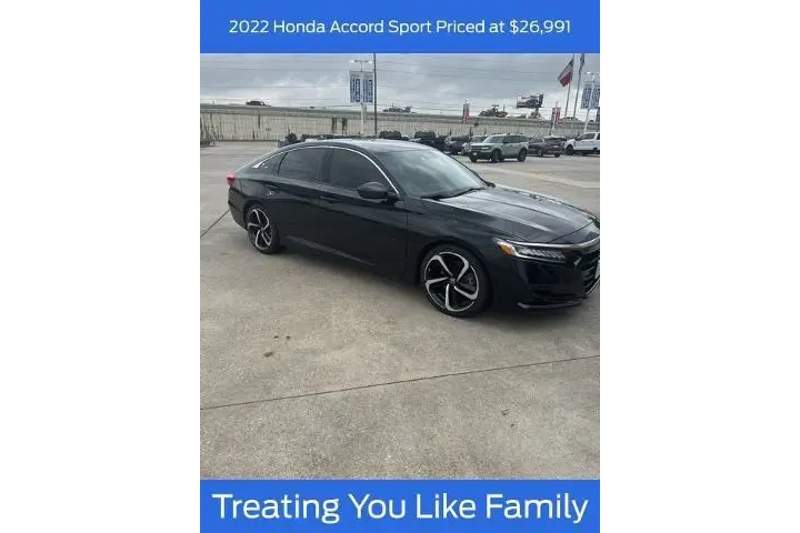 $26991 : Honda Accord 2022 Sport 4dr image 1