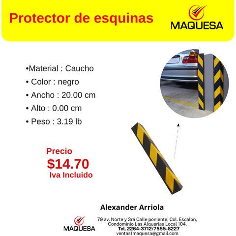 $15 : Protector de caucho P/ parqueo image 1